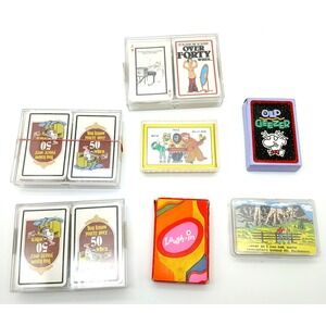 Vintage Rowan & Martin's Laugh in Playing Card Deck Over 40-50 Geezer Comedy lot